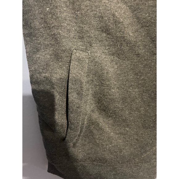 Women’s Sweatshirt Zip Up Vest Size Large Dark Gray NWT - Picture 2 of 6